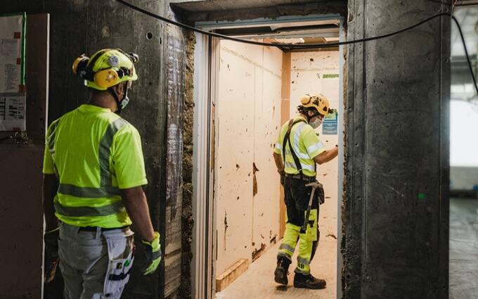 KONEen hissit rakennusaikaiseen käyttöön